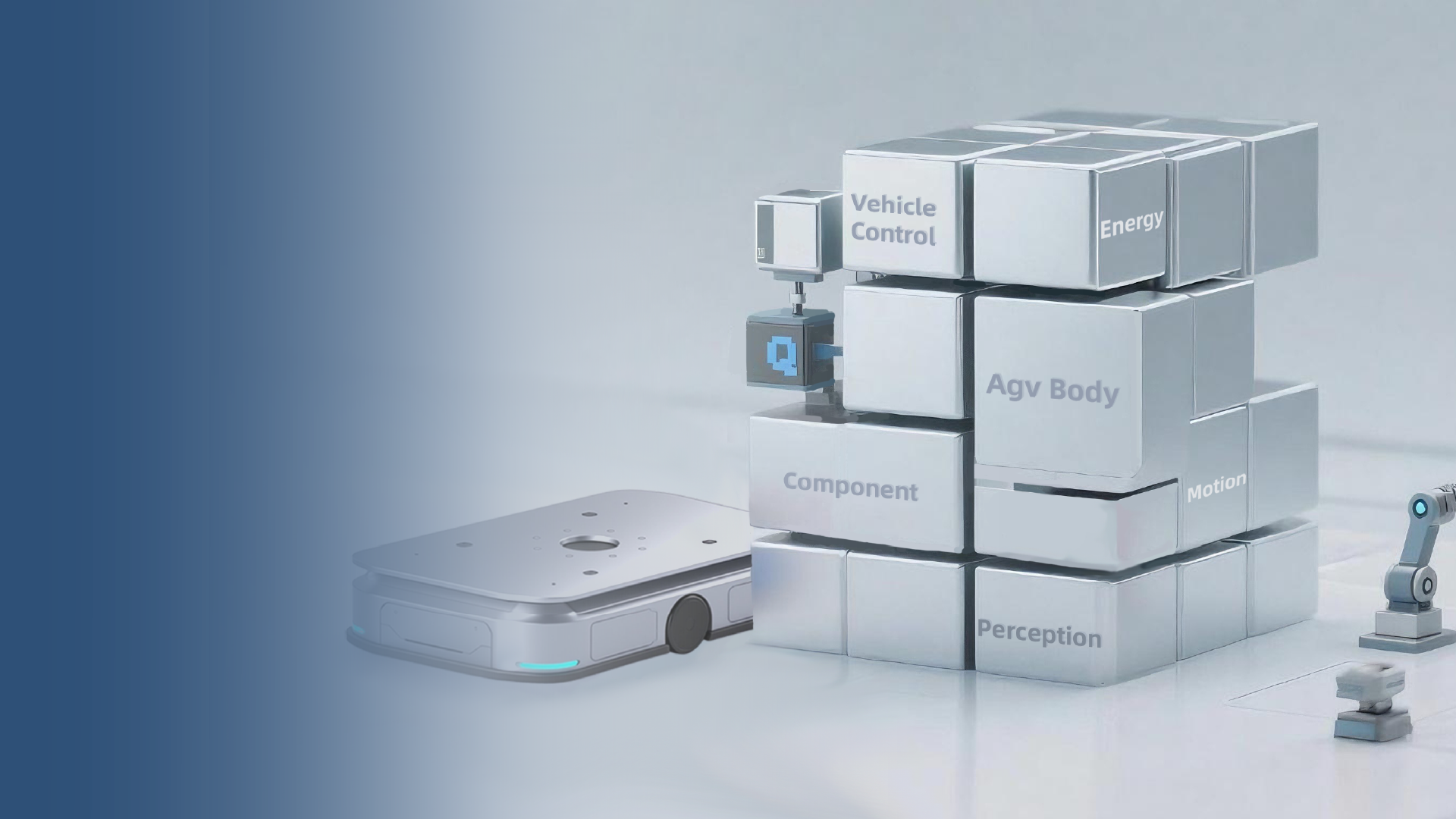 your One-Stop <br/> 							Robot Building <br/> 							Partner
